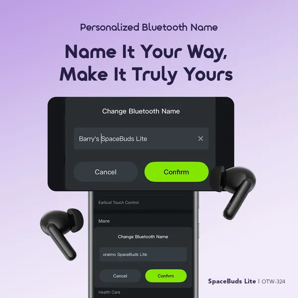 Oraimo Spacebuds Lite OTW-324 40hrs playtime Earbuds - Image 5